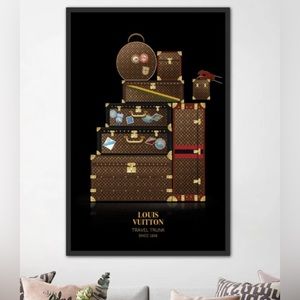 Bundle. 4 w/ 😇 symbol for 20% promo - LV  framed art 21.5’ x 17.5’ inches EUC